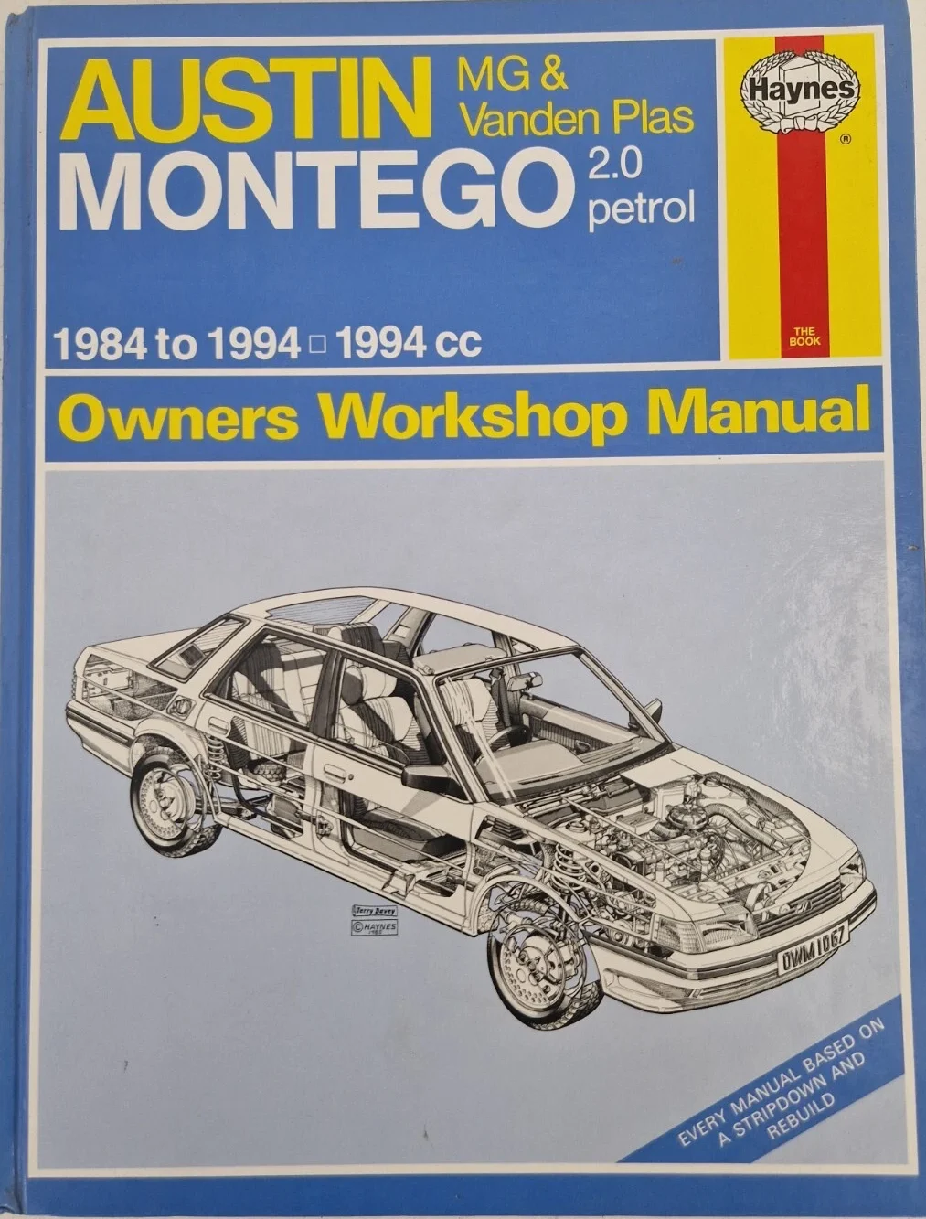 Haynes - Austin Montego 2.0 - 1984 to 1992- 1067- (Used)