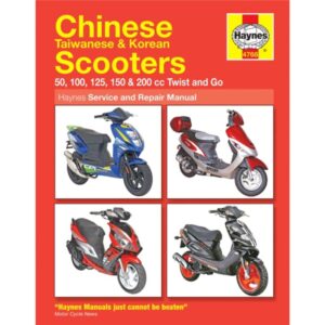 Haynes - Chinese Taiwanese & Korean 50 to 200cc Scooters - 4768 - (Used) Good