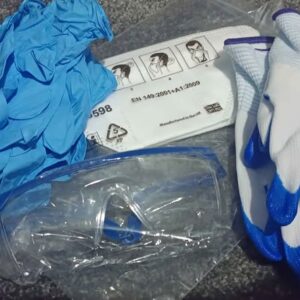 PPE Kit - Safety Glasses, Work Gloves, Latex Gloves, Dust Masks