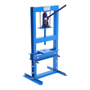 6 Ton Hydraulic Garage Bench Press - Blue