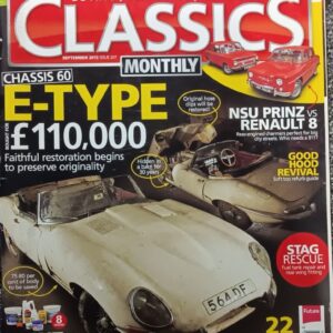 Classics Monthly Magazine - September 2013 (Used)