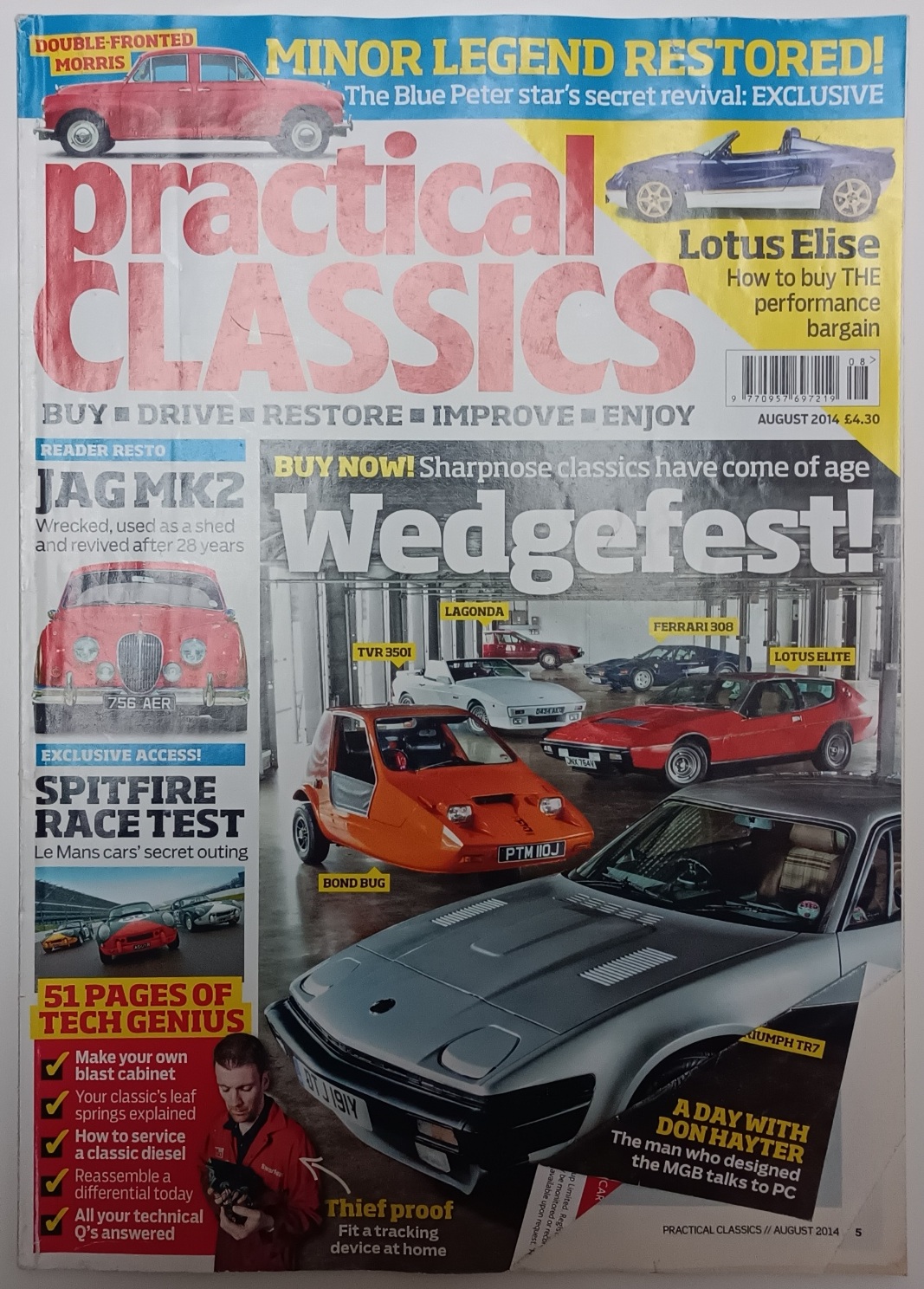 Practical Classics Magazine - August 2014 (Used)