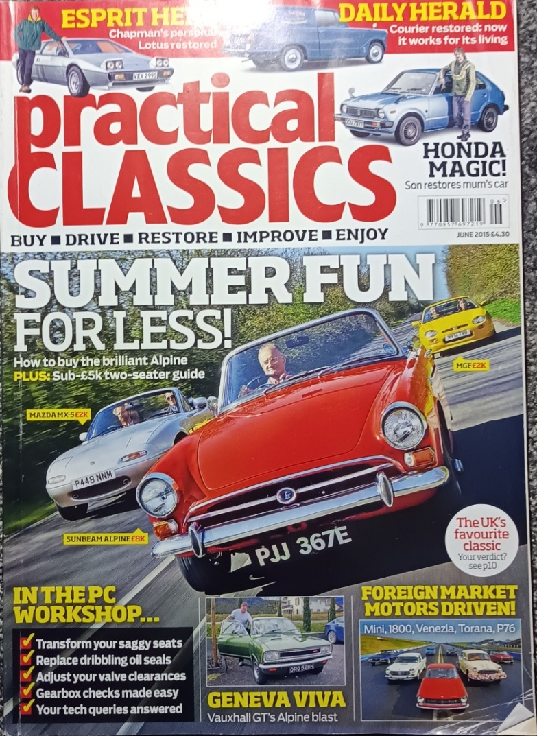 Classics Monthly Magazine - June 2015 (Used)