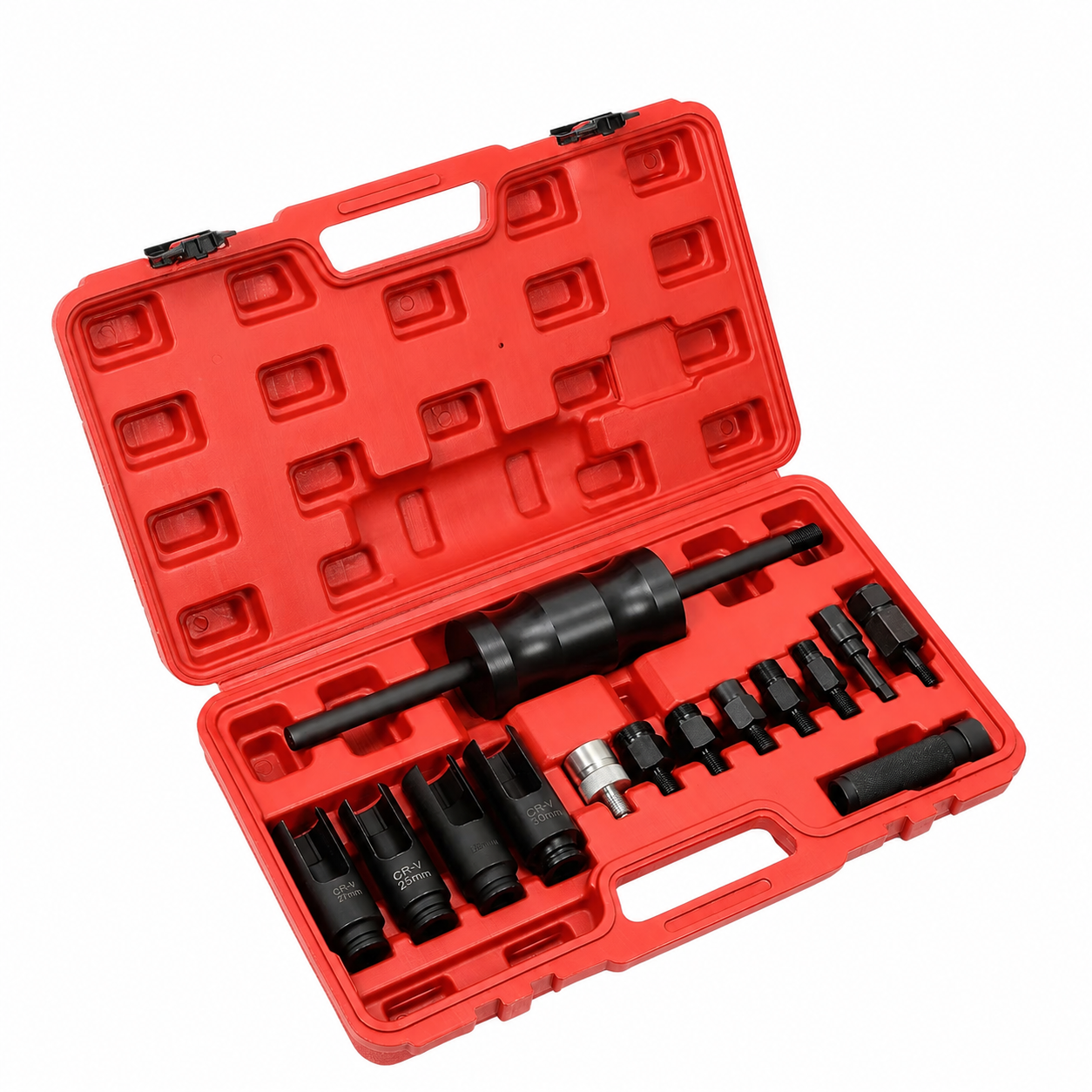 Diesel Injectors & Common Rail Adapter Removal Kit - 14 Piece