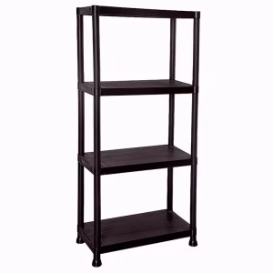Plastic Shelving Unit - Storage Organiser - 4 Shelves