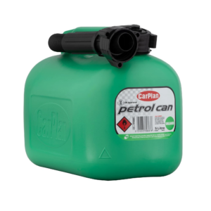 CarPlan Petrol Can - Tetra Green - Unleaded With Flexible Spout - 5L Litre