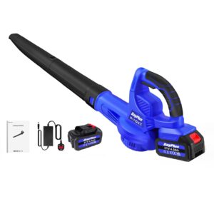 Garden Blower Vac - Handheld Blower - 10500 Rpm - 4000mah - Adjustable Pipe