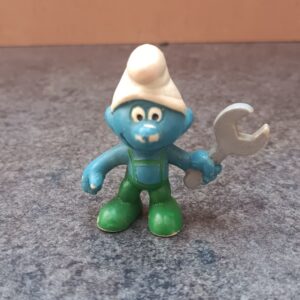 Handy Smurf - Mechanic Smurf - Smurf with Wrench - 1996 - W Germany