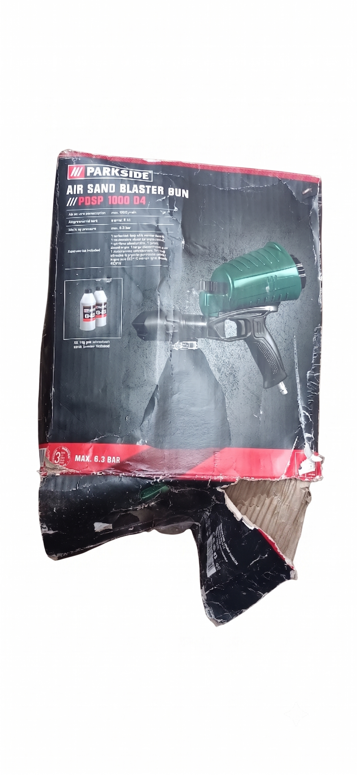 Parkside Pneumatic Sandblasting Pistol With Reclaim System 6.3 Bar (New Old Stock) - Image 8