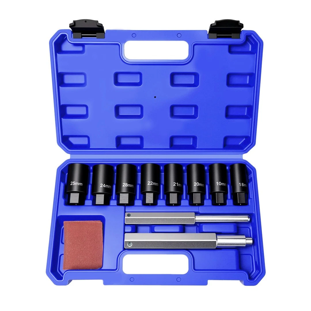 10 Piece Locking Wheel Nut Removal & Alloy Bolt Extractor Socket Set