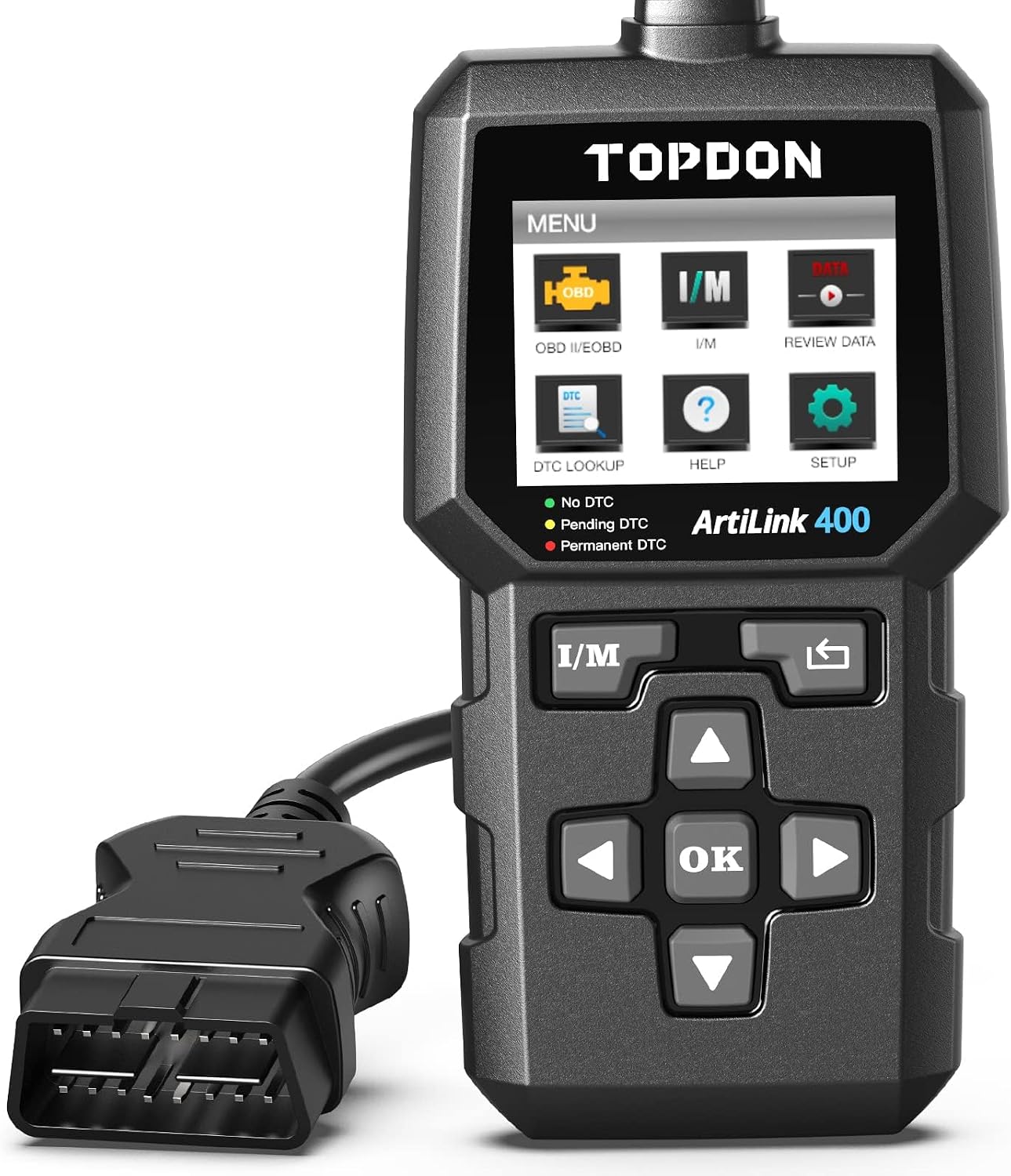TOPDON AL400 OBD Scanner Code Reader, Check Engine Light for Car after 2003