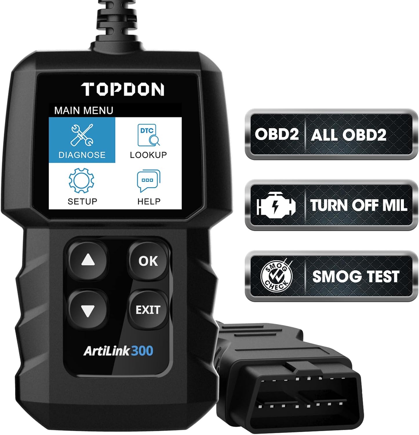 TOPDON ArtiLink 300 (AL300) OBD2 Code Reader