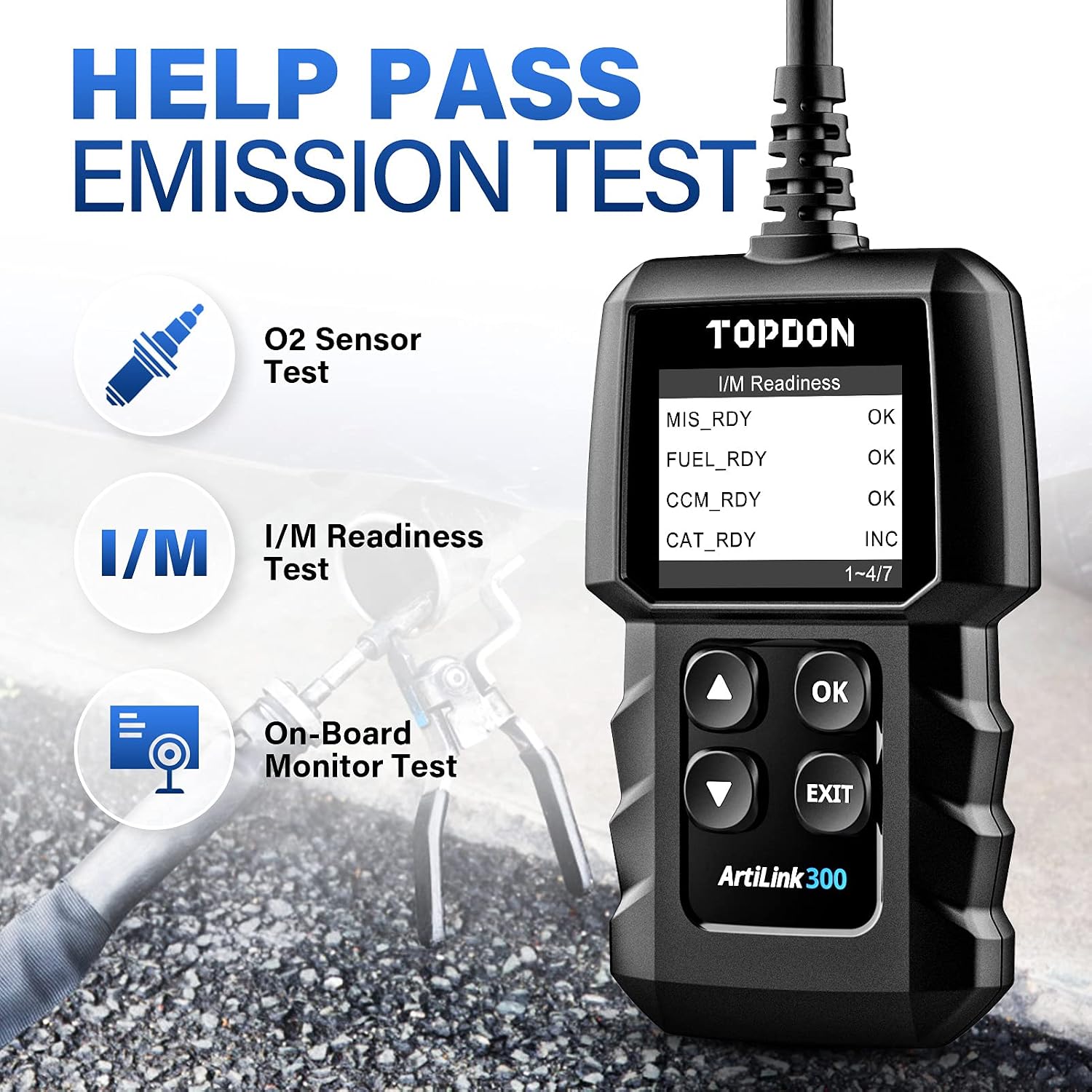 TOPDON ArtiLink 300 (AL300) OBD2 Code Reader - Image 5