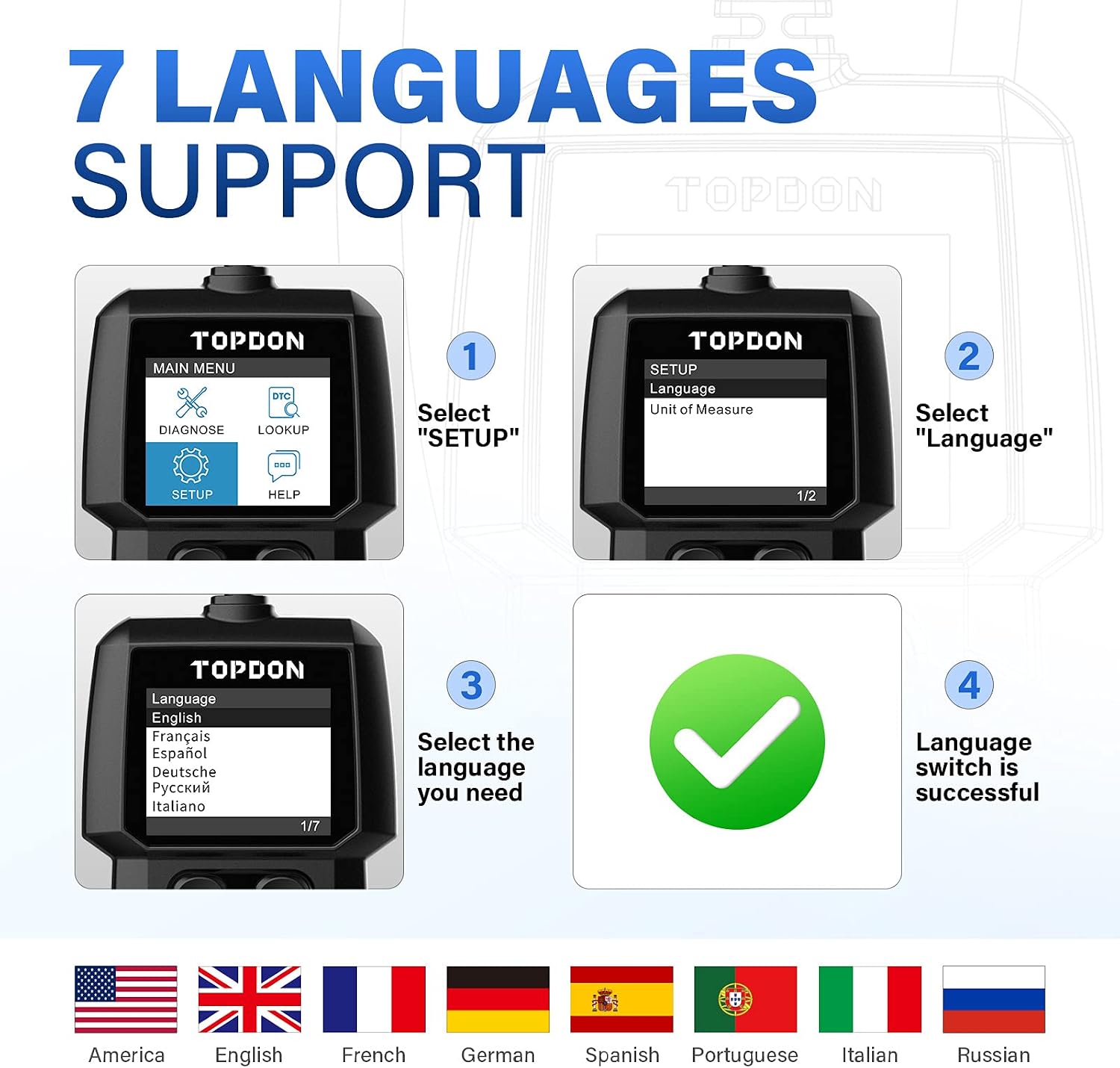 TOPDON ArtiLink 300 (AL300) OBD2 Code Reader - Image 7