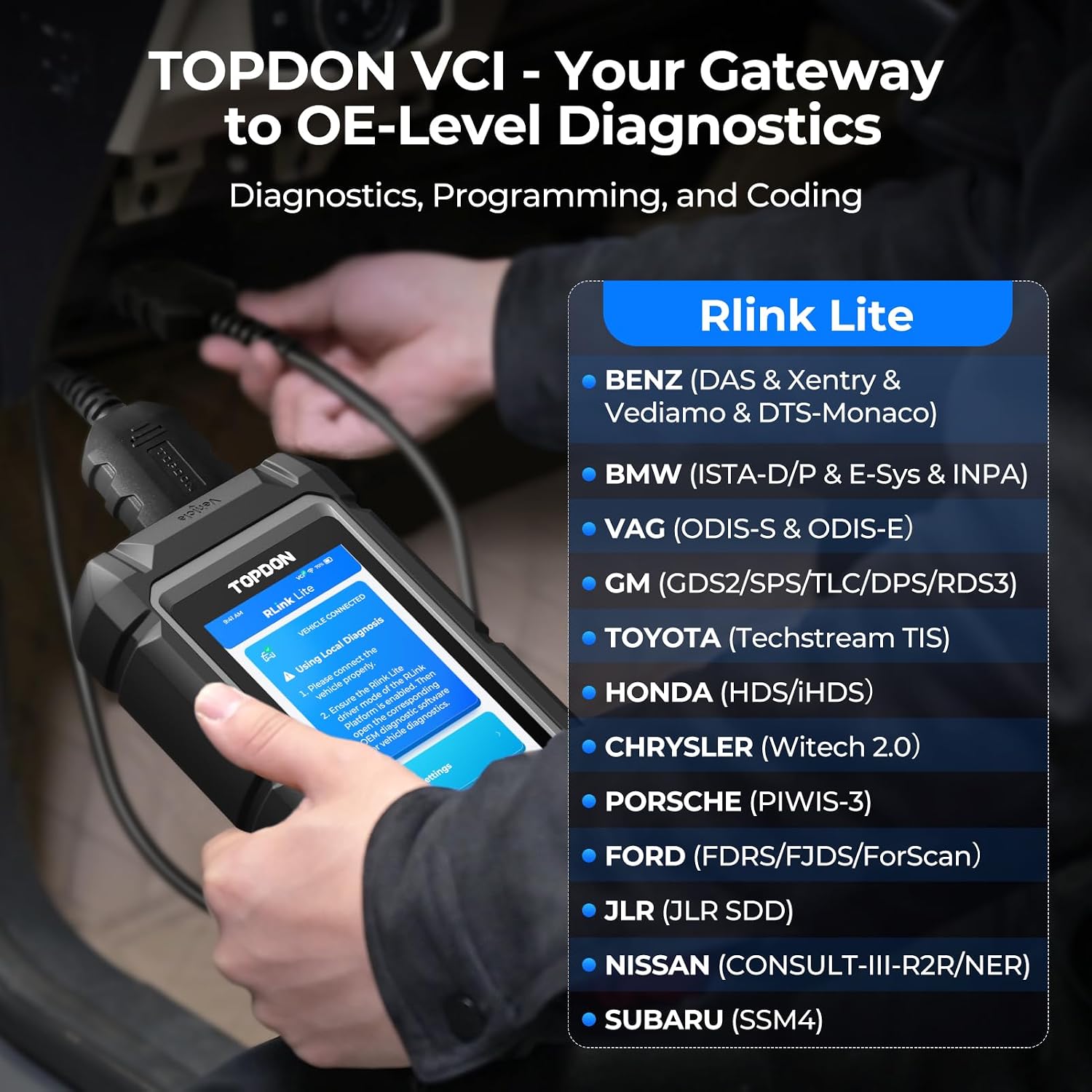 TOPDON RLink Lite (J2534 & Remote) Pass-Thru VCI - Image 4