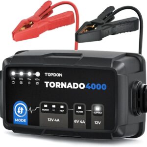 TOPDON Tornado 4000 (T4000) Smart Battery Charger & Maintainer