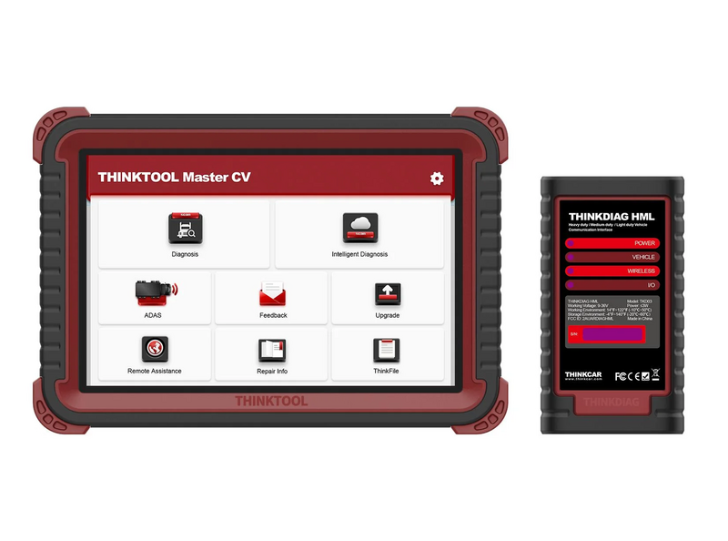 ThinkCar ThinkTool Master CV 10-Inch HGV, Truck, and LCV Diagnostic Tool