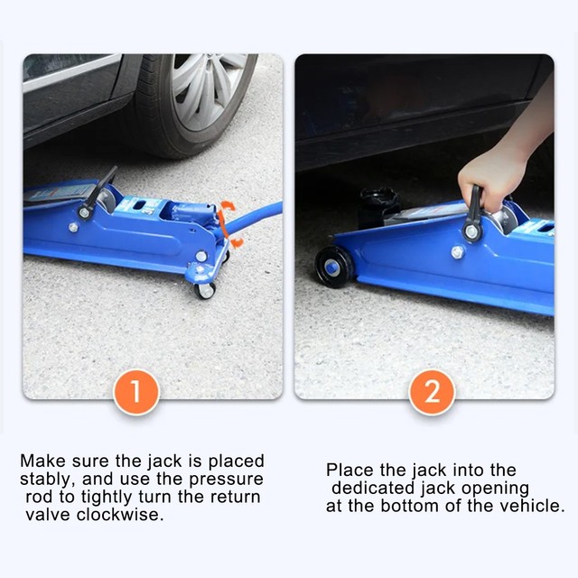 3 Ton Heavy-Duty Hydraulic Trolley Jack (133–387mm Lift Range) - Image 3