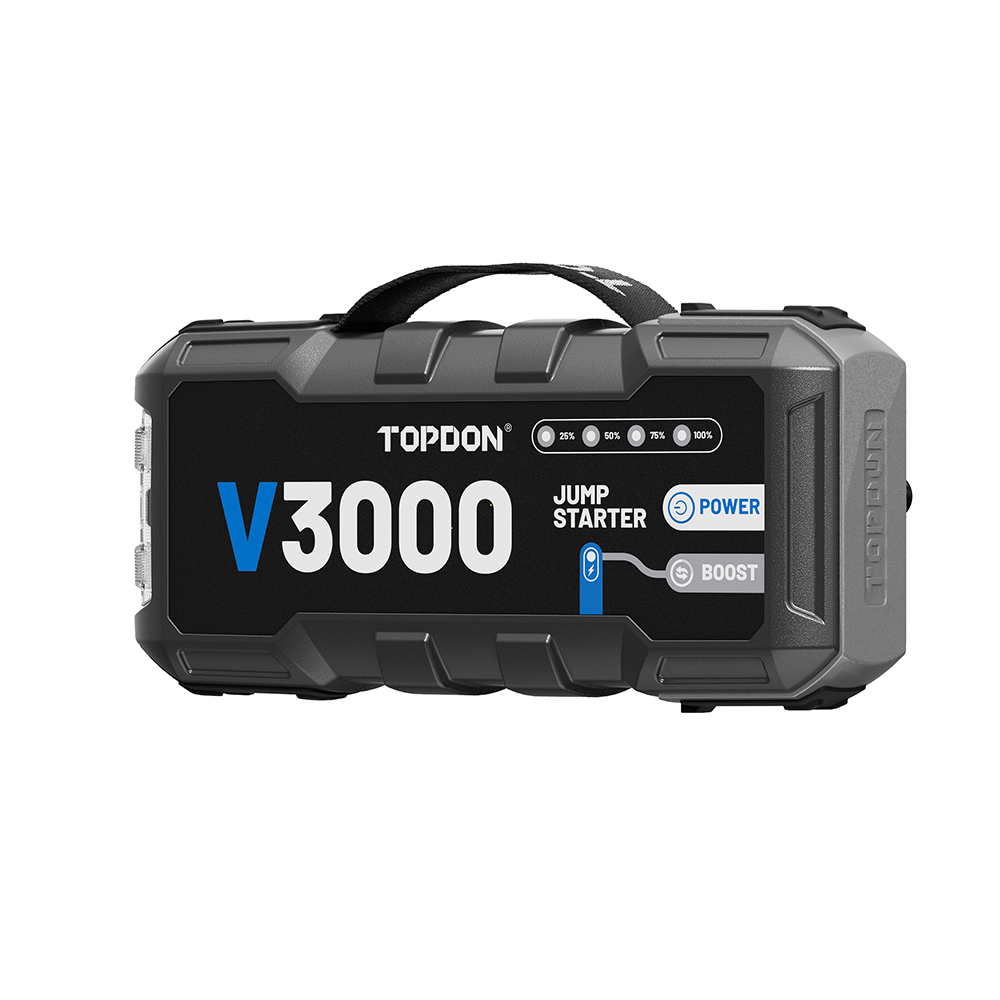 TOPDON V3000 3000A Heavy-Duty Lithium Jump Starter & Power Bank - Image 4
