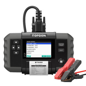 TOPDON BT600 Professional Battery & System Tester with Thermal Printer