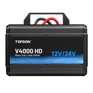 TOPDON V4000 HD 24V Heavy-Duty Lithium Jump Starter & Power Bank